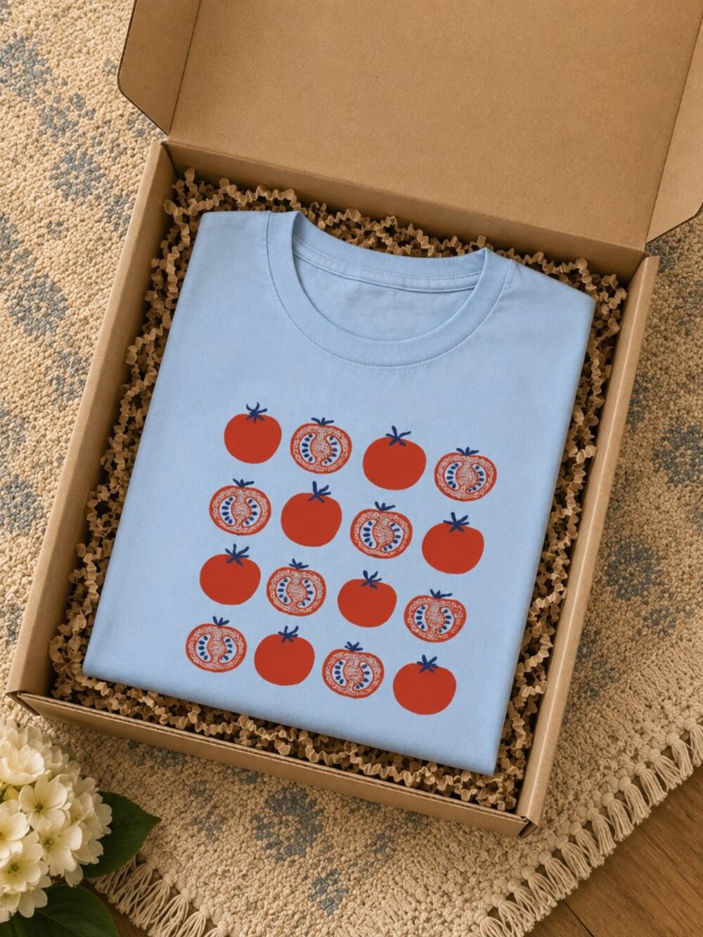 🍅🌿 Tomato Graphic Tee | Garden Lover & Farm Fresh Shirt